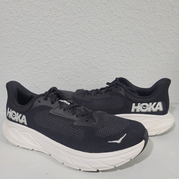 Hoka Arahi 7 Sneakers Men's Black White Size 11.5